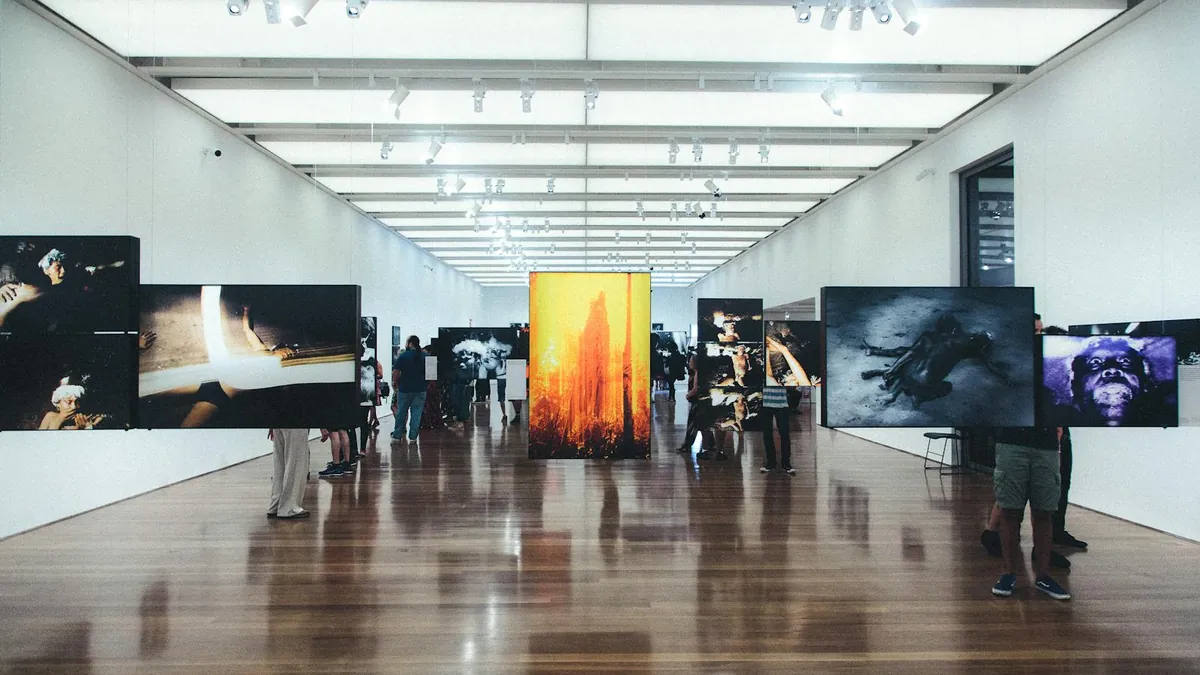Sala interior del Museo de Arte de Pereira